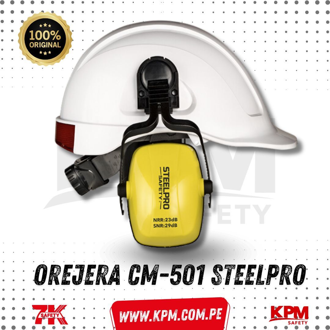 orejera cm-501 para casco steelpro 2 Orejera CM-501 STEELPRO