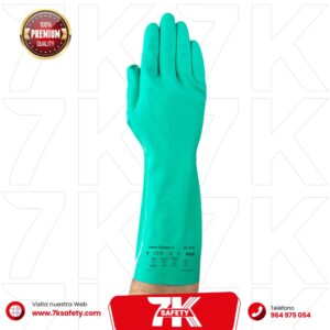 Guantes Solvex 37-175 Ansell | Guantes de Nitrilo para Químicos
