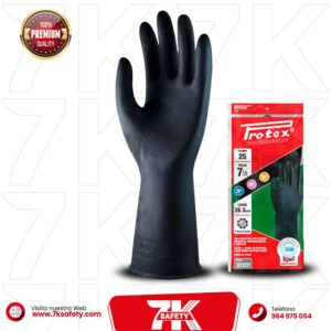 Guantes de Jebe Calibre 25 Protex