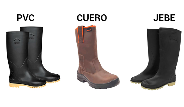 Venta de Bota de PVC Cuero Jebe Lima Peru