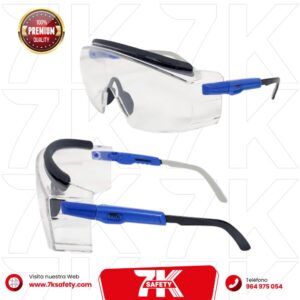 Sobrelente OTG Confort TRX | Gafas de Protección Industrial Antirrayas y Antiempañantes para Uso Sobre Lentes Oftálmicos