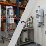 Duchas y Lavaojos Portátiles vs. Fijos: ¿Cuál elegir para tu industria?