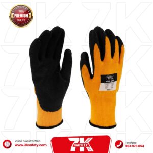 Guante Fitflex Amarillo Látex Negro TRX | Guante Industrial de Agarre y Resistencia