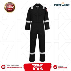Mameluco Bizflame FR50 Portwest | Traje Ignífugo con Protección Antiestática