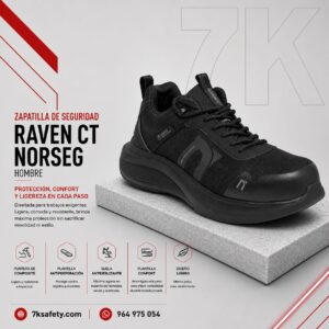 Zapatilla de Seguridad Norseg Raven CT para trabajo industrial
