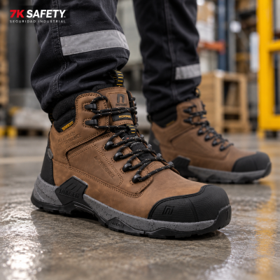 Zapato de Seguridad Viper CT Norseg de cuero nobuck