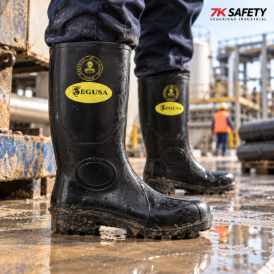 Bota de Caucho RGB con Punta de Acero Segusa